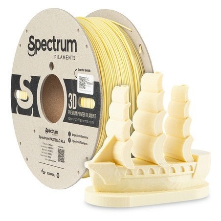 Spectrum - Pastello PLA - Lemon Cream - 1.75mm - 1Kg