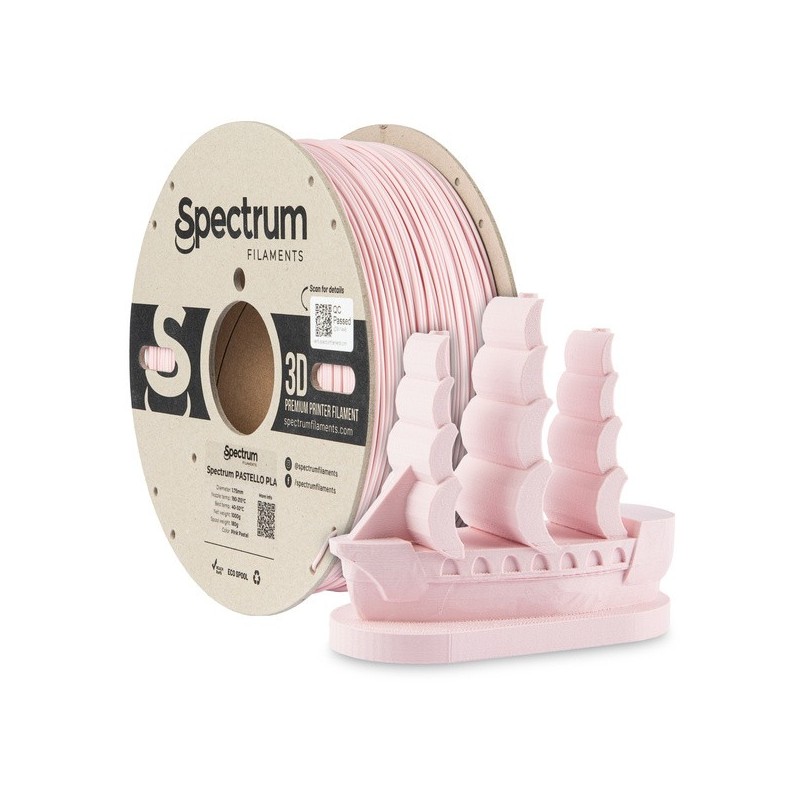 Spectrum - Pastello PLA - Pink Pastel - 1.75mm - 1Kg Spectrum - Pastello PLA - Pink Pastel - 1.75mm - 1Kg
