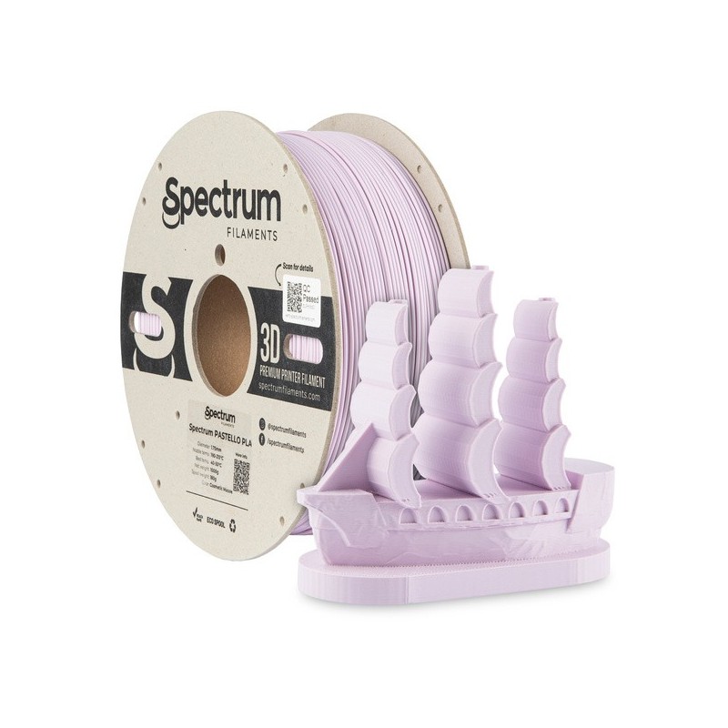 Spectrum - Pastello PLA - Cosmetic Mauve - 1.75mm - 1Kg Spectrum - Pastello PLA - Cosmetic Mauve - 1.75mm - 1Kg