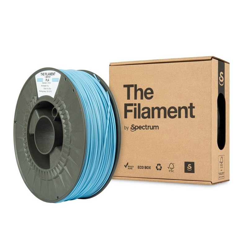 Spectrum - The Filament PLA - Sky Blue - 1.75mm - 1Kg Spectrum - The Filament PLA - Sky Blue - 1.75mm - 1Kg