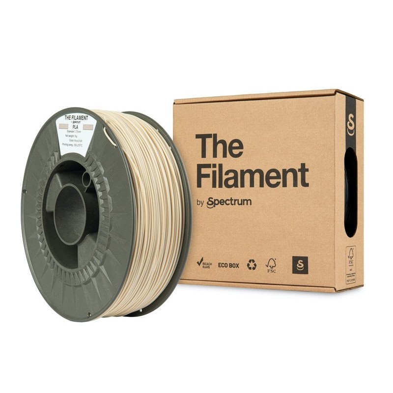 Spectrum - The Filament PLA - Wood Ash - 1.75mm - 1Kg Spectrum - The Filament PLA - Wood Ash - 1.75mm - 1Kg