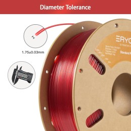 Eryone - PETG Transparent - Rouge (Red) - 1.75mm - 1 Kg