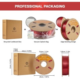 Eryone - PETG Transparent - Rouge (Red) - 1.75mm - 1 Kg