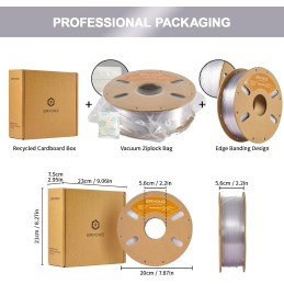 Eryone - PETG Transparent - Transparent - 1.75mm - 1 Kg