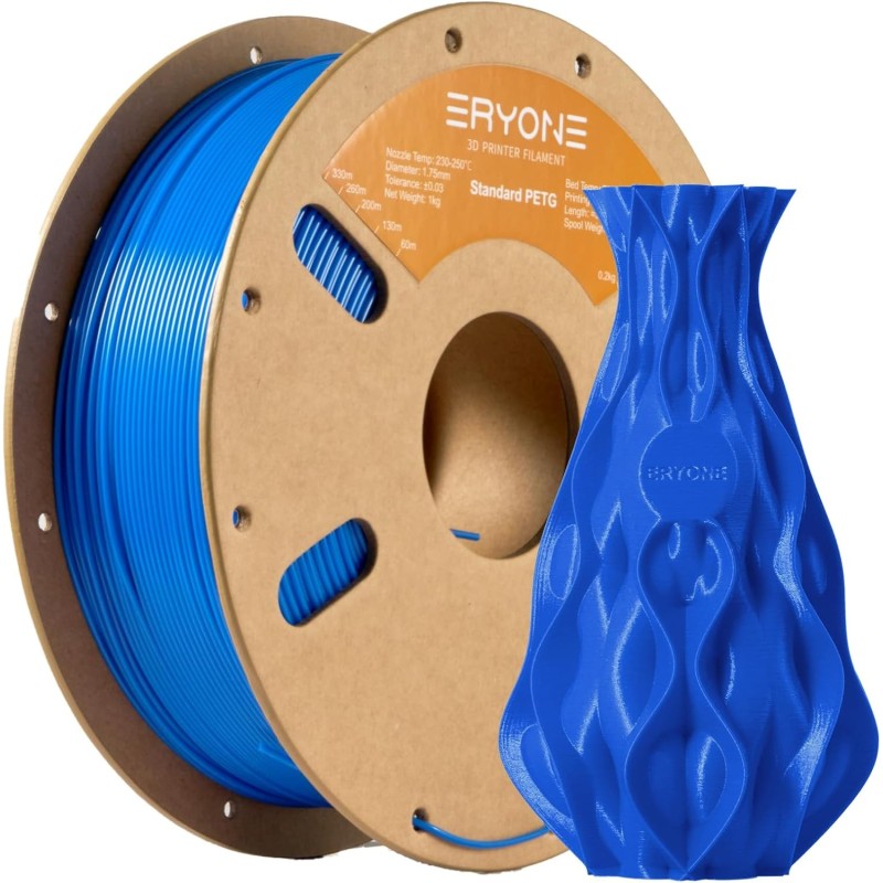 Eryone - PETG - Bleu (Blue) - 1.75mm - 1 Kg Eryone - PETG - Bleu (Blue) - 1.75mm - 1 Kg