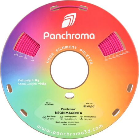 Polymaker Panchroma™ PLA Neon - Magenta- 1.75mm - 1 Kg