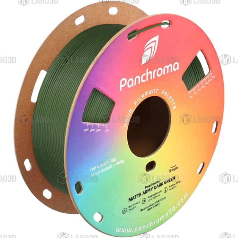 Polymaker Panchroma™ PLA Matte - Army Dark Green - 1.75mm - 1 Kg Polymaker Panchroma™ PLA Matte - Army Dark Green - 1.75mm - 1 Kg