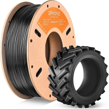 Eryone - TPU - Noir (Black) - 1.75mm - 1 Kg