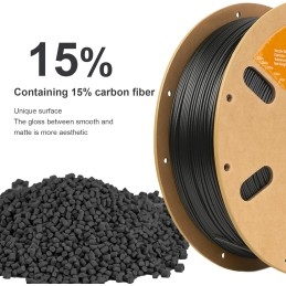 Eryone - PETG Carbon Fiber - Black - 1.75mm - 1 Kg