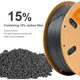 Eryone - PETG Fibre de Carbone - Bleu (Blue) - 1.75mm - 1 Kg