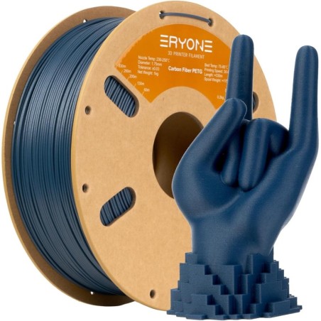 Eryone - PETG-CF - Fibre de Carbone - Bleu (Blue) - 1.75mm - 1 Kg