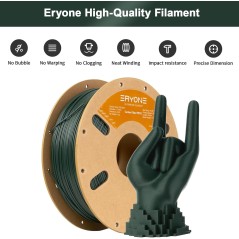 Eryone - PETG-CF - Fibre de Carbone - Vert Olive (Olive Green) - 1.75mm - 1 Kg