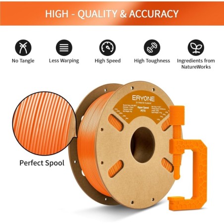 Eryone - PETG High Speed - Orange - 1.75mm - 1 Kg