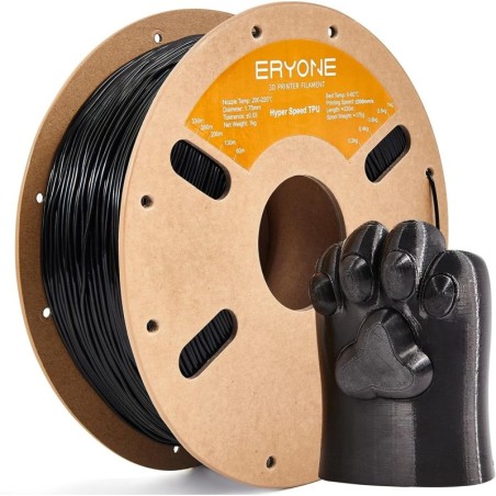 Eryone - TPU High Speed - Black - 1.75mm - 1 Kg