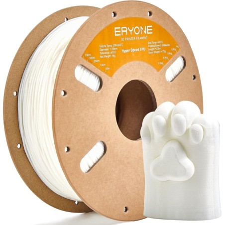 Eryone - TPU High Speed - White - 1.75mm - 1 Kg