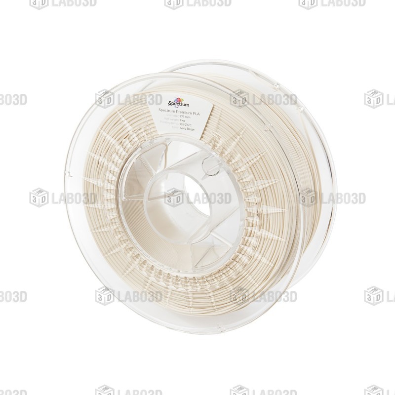Spectrum - Premium PLA - Ivory Beige - 1.75mm - 1Kg Spectrum - Premium PLA - Ivory Beige - 1.75mm - 1Kg