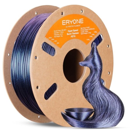 Eryone - PETG High Speed Burnt Titanium - Bleu violet (Blue Purple) - 1.75mm - 1 Kg