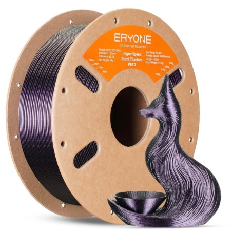 Eryone - PETG High Speed Burnt Titanium - Rose Red - 1.75mm - 1 Kg