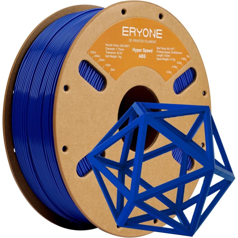 Eryone - ABS High Speed - Blue - 1.75mm - 1 Kg Eryone - ABS High Speed - Blue - 1.75mm - 1 Kg
