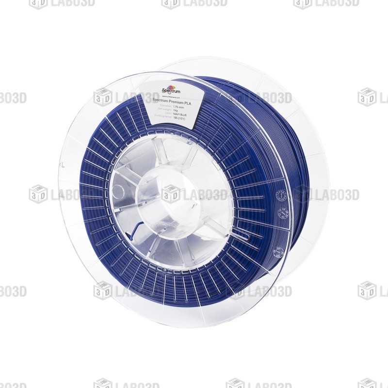 Spectrum - Premium PLA - Bleu Marine (Navy Blue) - 1.75mm - 1Kg Spectrum - Premium PLA - Bleu Marine (Navy Blue) - 1.75mm - 1Kg