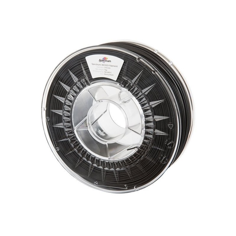 Spectrum - WOOD - Ebony Black (Ebony Black) - 1.75mm - 1Kg
