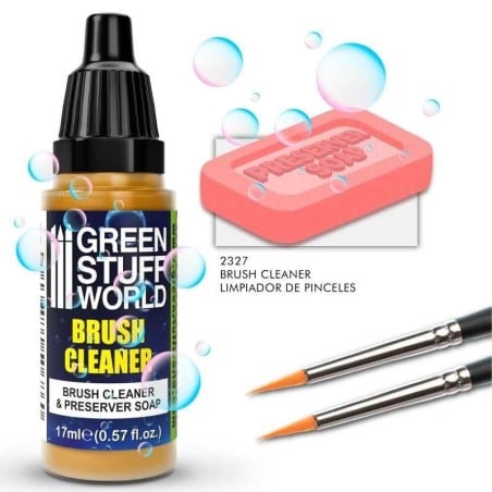 Green Stuff World - Savon pour nettoyer les pinceaux (Brush Soap - Cleaner and Preserver) - 2327