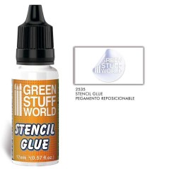 Green Stuff World - Colle de Pochoir Repositionnable (Repositionable Stencil Glue) - 17Gr - 2535