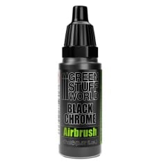 Green Stuff World - Black Chrome Paint - Airbrush - 17ml - 2577