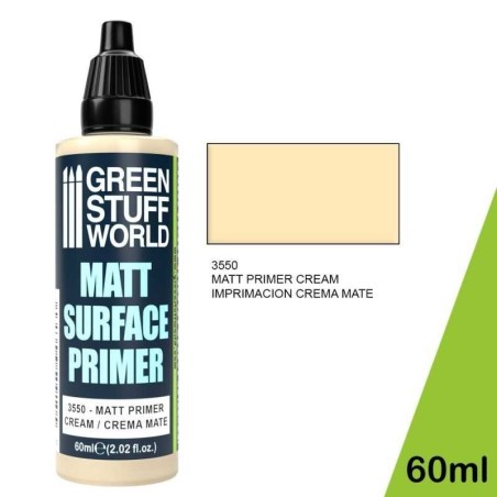 Green Stuff World - Matt Surface Primer - Cream - 3550