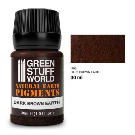 Green Stuff World - Pigment - Dark Brown Earth - 30ml - 1766