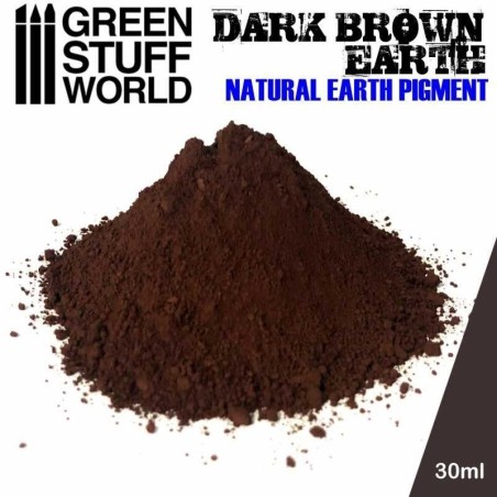 Green Stuff World - Pigment - Dark Brown Earth - 30ml - 1766
