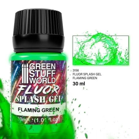 Green Stuff World - Splash Gel - Flaming Green - 30ml - 3156