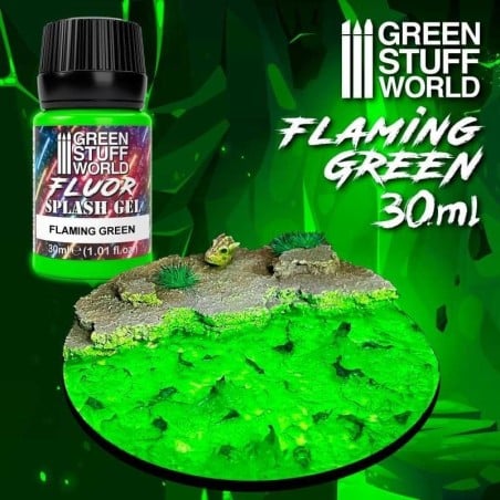 Green Stuff World - Splash Gel - Flaming Green - 30ml - 3156