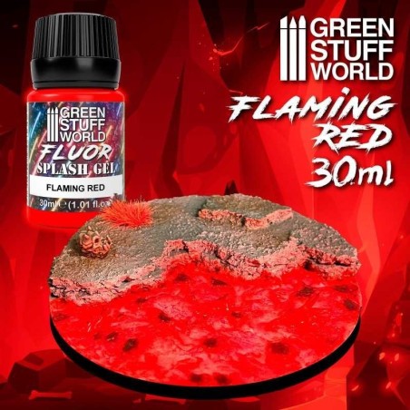 Green Stuff World - Splash Gel - Flaming Red - 30ml - 3155