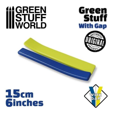 Green Stuff World - Résine Verte En Bande Avec Séparation - 15cm - 9864