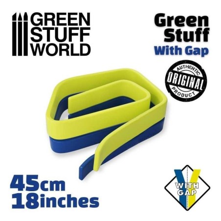 Green Stuff World - Résine Verte En Bande Avec Séparation - 45cm - 9862