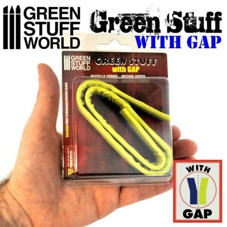 Green Stuff World - Résine Verte En Bande Avec Séparation - 45cm - 9862