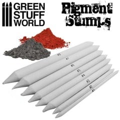 Green Stuff World - Set Pigment Blending Stumps - 8x - 1690