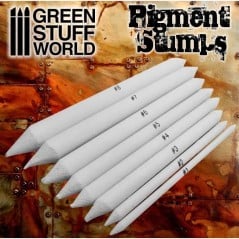 Green Stuff World - Set Pigment Blending Stumps - 8x - 1690