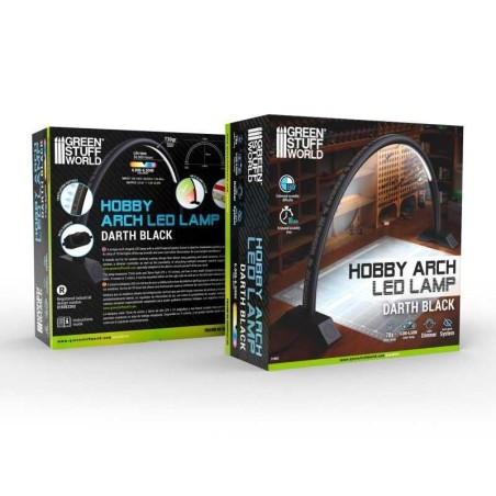 Green Stuff World - Hobby Arch LED Lamp - Darth Black - 11060