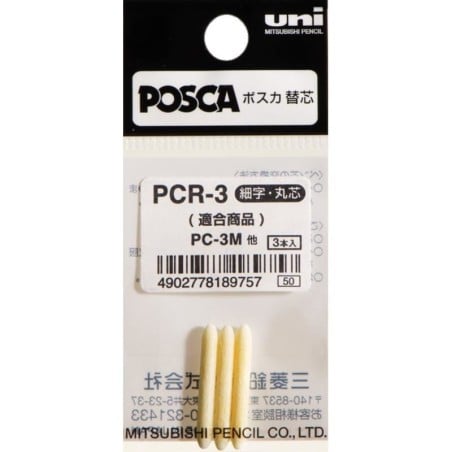 POSCA - PCR3 - Sachet De 3 Pointes De Rechange - 0,9 - 1,3mm