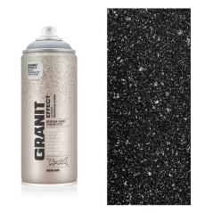 Montana - Spray Effet Granit - Noir (Black) - 400ml