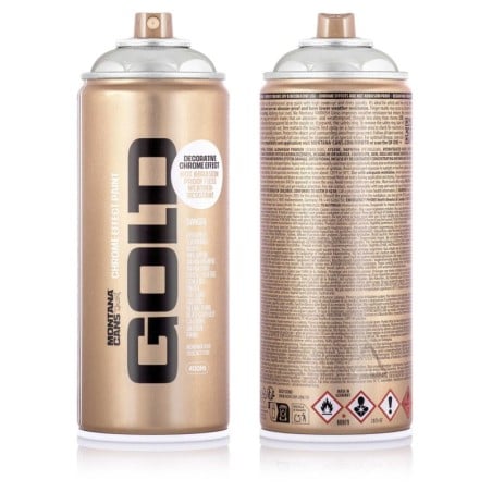 Montana - GOLD - Couleurs Effet Chrome - Chrome Argenté (Silverchrome) - 400ml