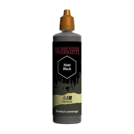 The Army Painter - Warpaints Air Primer - Matt Black (Noir Mate) - 100 Ml