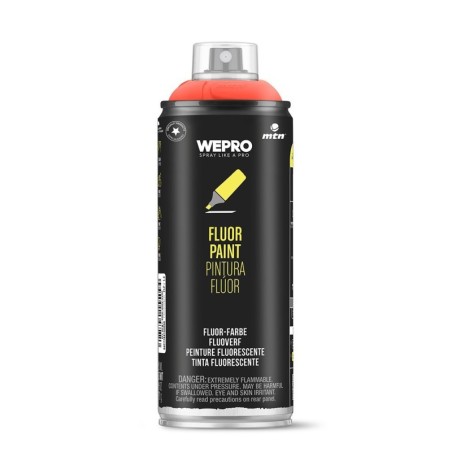 MTN WEPRO - Fluor Paint - Fluor Red - 400ML