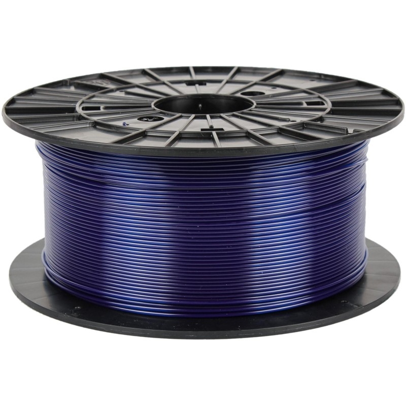 Filament PM - PETG - Bleu transparent (translucent Blue) - 1.75mm - 1 Kg