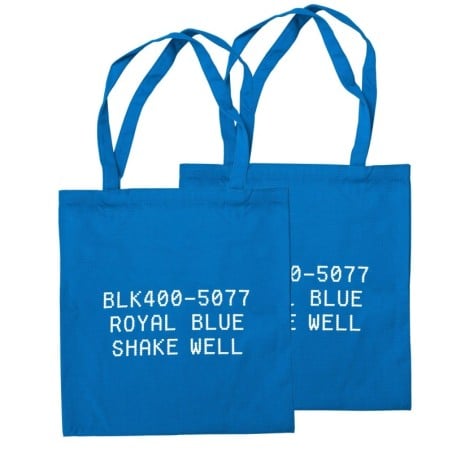 Montana - Cotton Bag Donut Print - Royal Blue - 5077