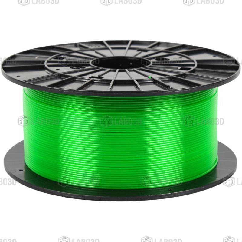 Filament PM - PETG - Vert transparent (translucent green) - 1.75mm - 1 Kg Filament PM - PETG - Vert transparent (translucent green) - 1.75mm - 1 Kg