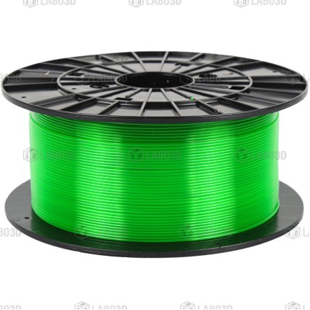 Filament PM - PETG - Vert transparent (translucent green) - 1.75mm - 1 Kg