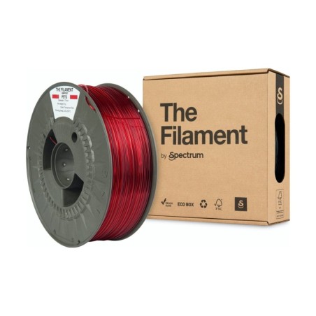 Spectrum - The Filament PETG - Transparent Red - 1.75mm - 1Kg